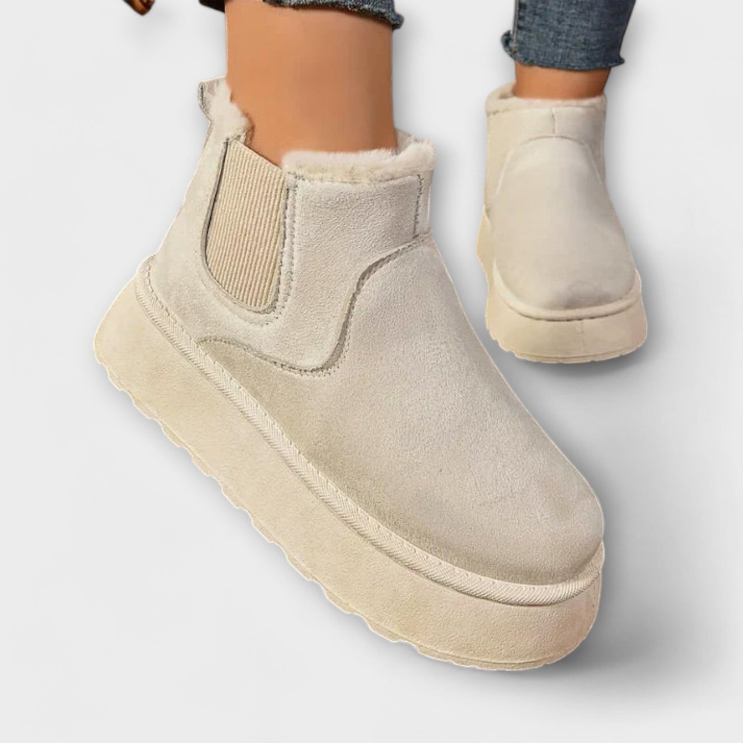 Lenora - Botines de Plataforma Negras