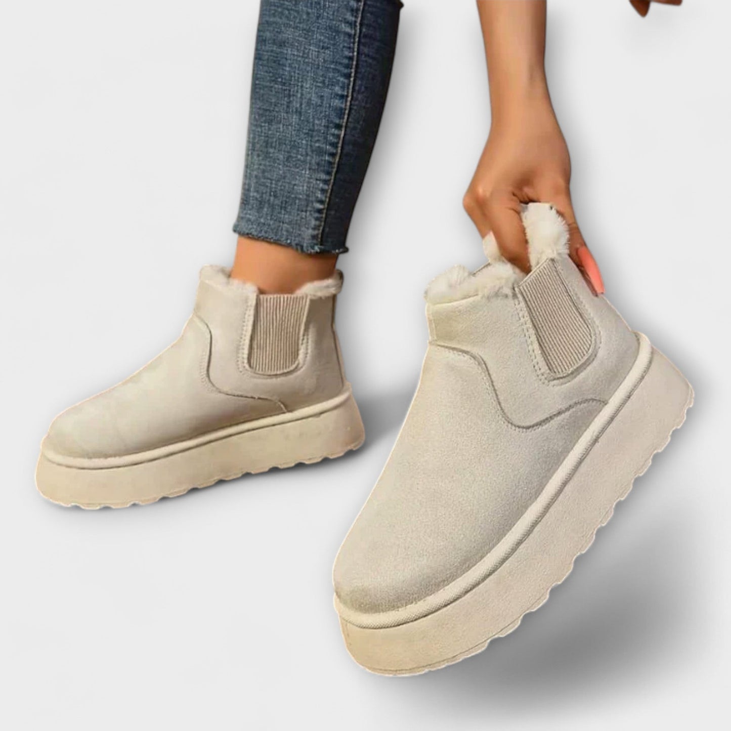 Lenora - Botines de Plataforma Negras