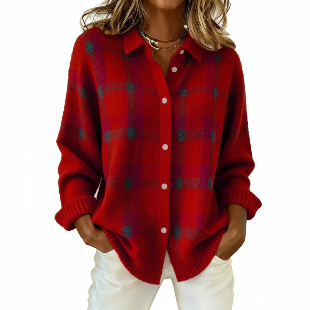 Evelyn - Jersey de cuadros