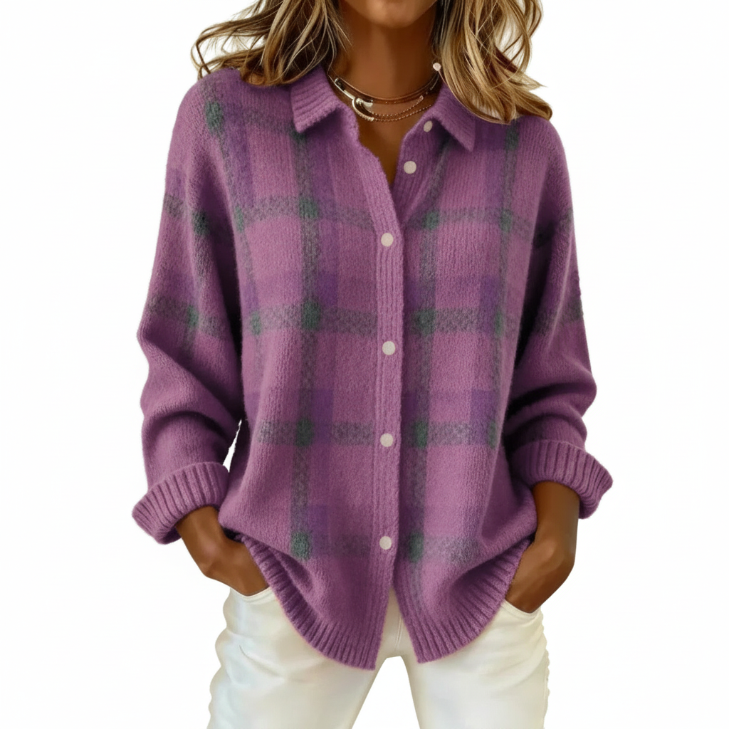 Evelyn - Jersey de cuadros