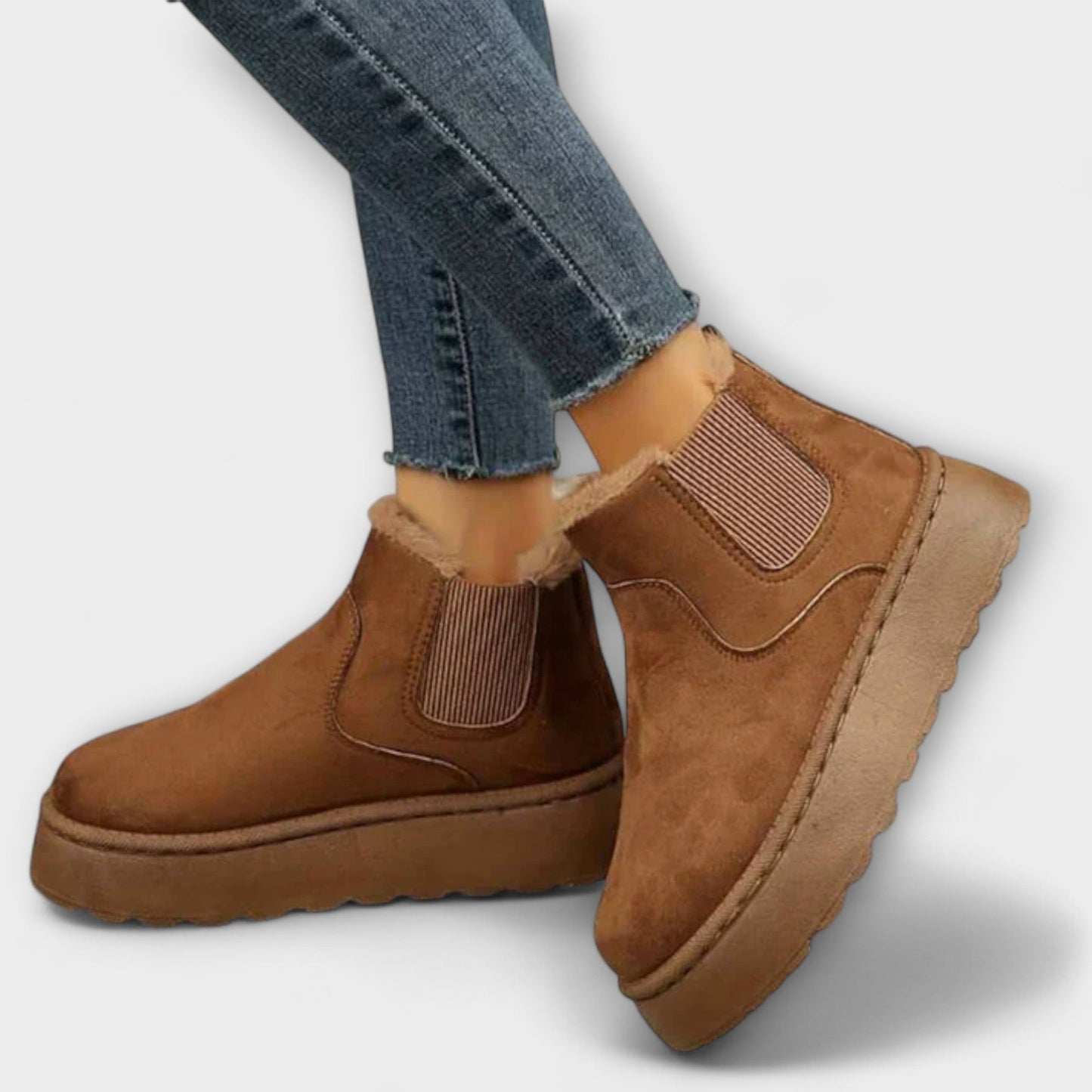 Lenora - Botines de Plataforma Negras