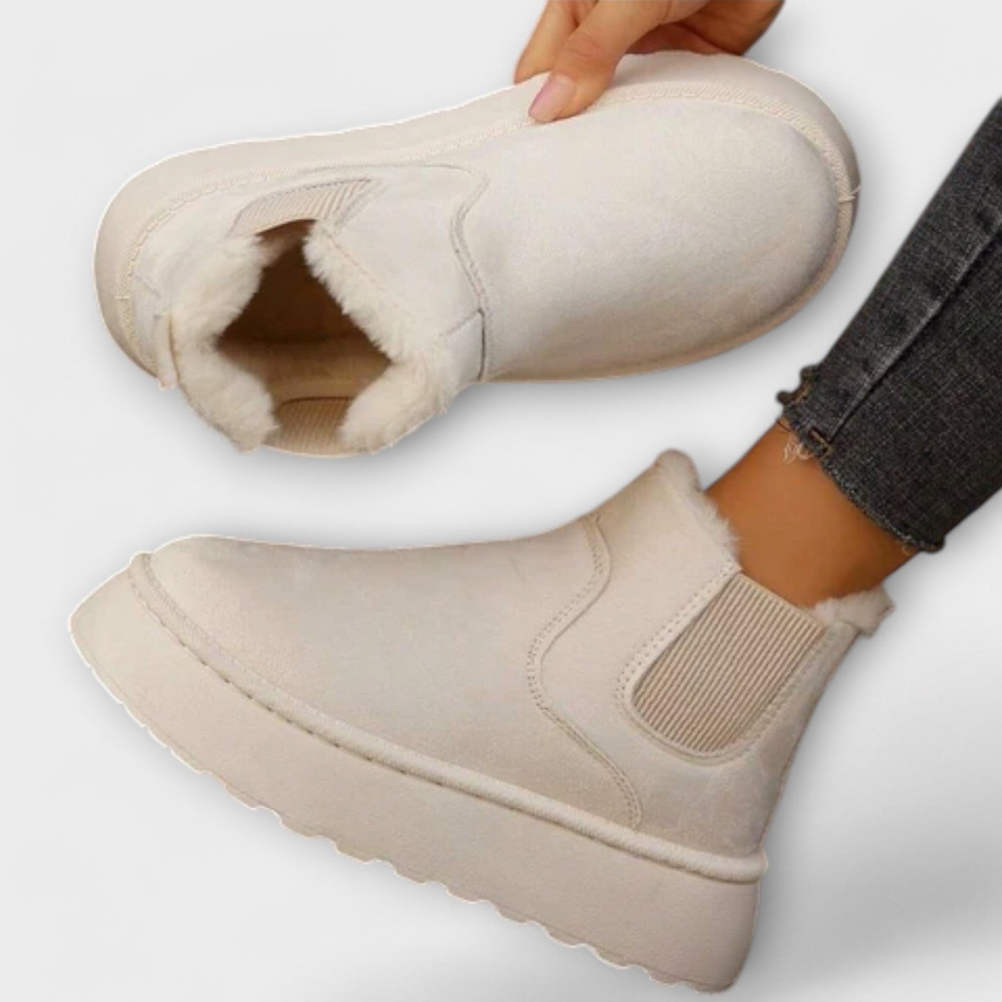 Lenora - Botines de Plataforma Negras